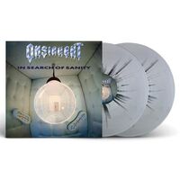 Onslaught - In Search Of Sanity (Grey & Black Splatter) vinyl cover