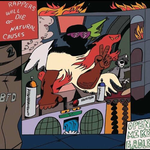 Open Mike Eagle - Rappers Will Die Of Natural Causes vinyl cover