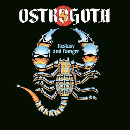 Ostrogoth - Ecstasy And Danger (Blue) vinyl cover