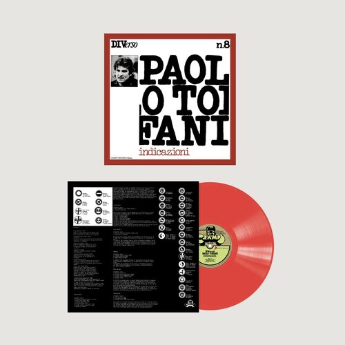 Paolo Tofani - Indicazioni Red vinyl cover