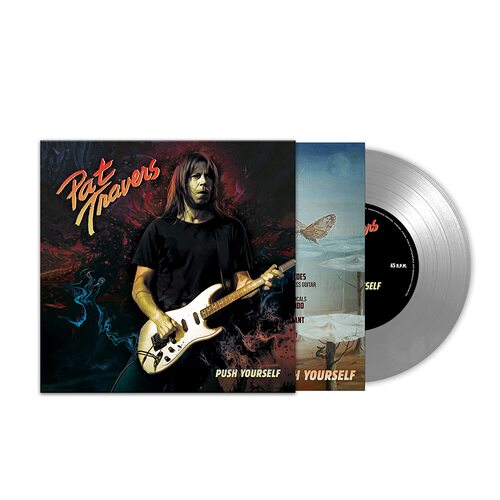 Pat Travers - Push Yourself (Silver) vinyl cover