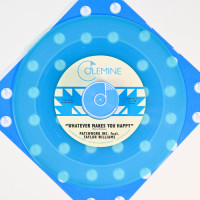Patchwork Inc. & Taylor Williams & Wyatt Waddell - Whatever Makes You Happy B/W Last Forever (Blue) vinyl cover