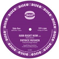 Patrice Rushen - HAw-Right Now / Kickin' Back vinyl cover
