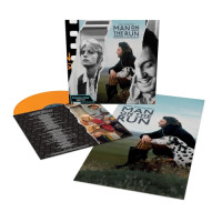 Paul McCartney and Wings - Man On The Run Soundtrack (Amazon Exclusive, Tangerine Peel Orange) vinyl cover