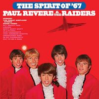 Paul Revere & The Raiders - The Spirit Of '67 Red White & Blue Swirl Audiophile vinyl cover