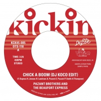 Pazant Brothers And The Beaufort Express - Kickin Presents De-Lite 45 Ep 'chick A Boom' Dj Koco Edit vinyl cover