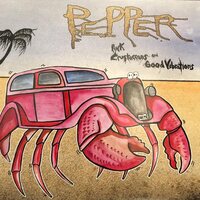 Pepper - Pink Crustaceans and Good Vibrations vinyl cover