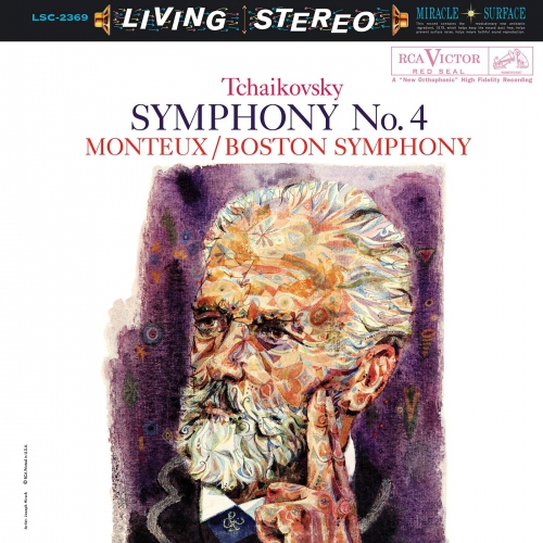 Pierre Monteux - Tchaikovsky: Symphony No. 4 vinyl cover