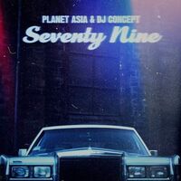 Planet Asia & Dj Concept - Seventy Nine Black Alternate Art vinyl cover