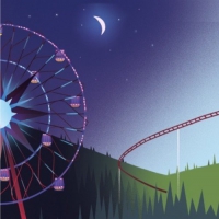 Planet Coaster O.s.t. (Rainbow Ranger Splatter Vinyl) - Planet Coaster vinyl cover