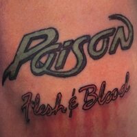 Poison - Flesh & Blood vinyl cover