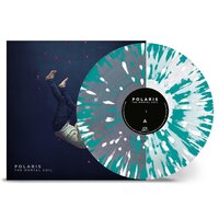 Polaris - The Mortal Coil (Clear White Blue Splatter) vinyl cover