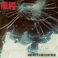 Prolapse - I Wonder When They're Going To Destroy Your Face vinyl cover