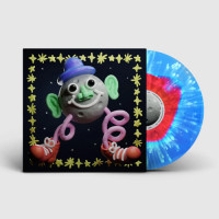 Psychedelic Porn Crumpets - Carpe Diem, Moonman (Sea Blue & Redwith White Splatter) vinyl cover