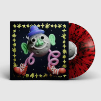 Psychedelic Porn Crumpets - Carpe Diem, Moonman (Transparent Red with Black Splatter) vinyl cover