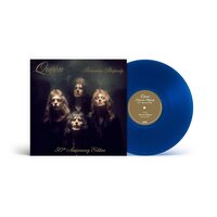 Queen - Bohemian Rhapsody / I'm in Love with My Car (Cobalt Blue) vinyl cover