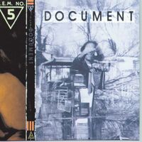 R.e.m. - Document Translucent Gold vinyl cover