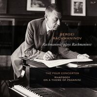 Rachmaninov - Rachmaninov Plays Rachmaninov: Piano Concertos 1-4 vinyl cover