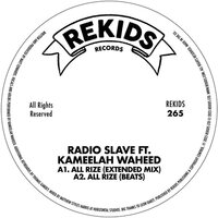 Radio Slave - All Rize vinyl cover