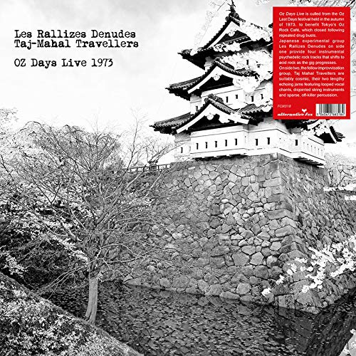 Rallizes Denudes & Taj Mahal Travellers - Oz Days Live vinyl cover