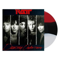 Ratt - Dancing Undercover (Red/Black/White Stripe) vinyl cover