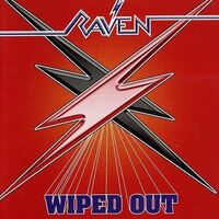 Raven - Wiped Out (Marble Red & Blue) vinyl cover