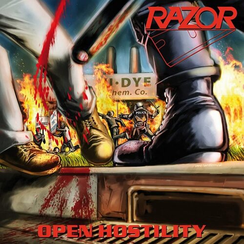Razor - Open Hostility vinyl cover