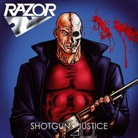 Razor - Shotgun Justice vinyl cover