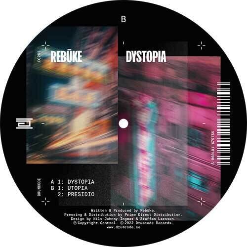 Rebuke - Dystopia vinyl cover