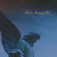 Red Animal War - Breaking In An Angel (Orange & Blue Marble) vinyl cover