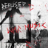 Refused - War Music Red W/ Black Starburst vinyl cover
