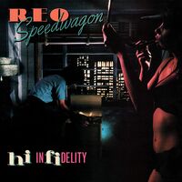 Reo Speedwagon - Hi Infidelity Translucent Blue Audiophile vinyl cover