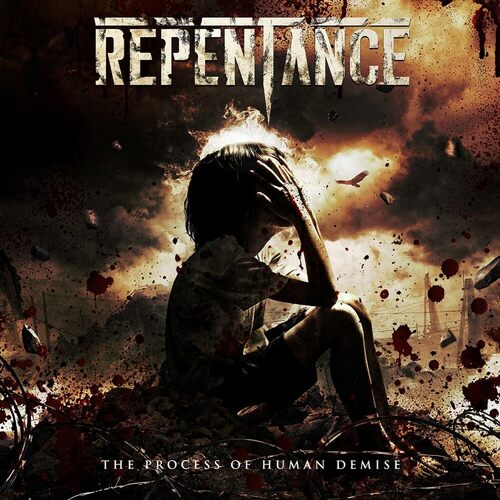 Repentance - Process Of Human Demise (Red) vinyl cover