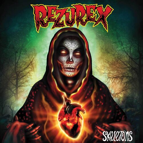 Rezurex - Skeletons (Red) vinyl cover