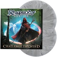 Rhapsody of Fire - Challenge The Wind (White Marbled) vinyl cover