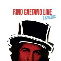 Rino Gaetano - Live & Rarities (Limited Turquoise) vinyl cover
