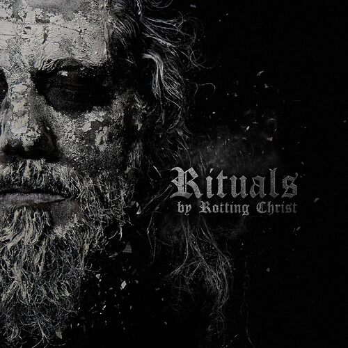 Rotting Christ - Rituals (Dracula Transparent Red & Black Marbled) vinyl cover