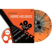 Royal Philharmonic Orchestra - Classic Movie Melodies The Godfather, Gone With The Wind, Dr. Zhivago Etc. (Orange Splatter) vinyl cover