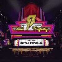 Royal Republic - Club Majesty (Neon Magenta) vinyl cover
