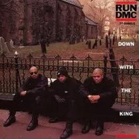 Run-Dmc - Down With The King / Come On Everybody vinyl cover