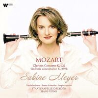 Sabine Meyer - Mozart: Clarinet Concerto Sinfonia Concertante K. vinyl cover