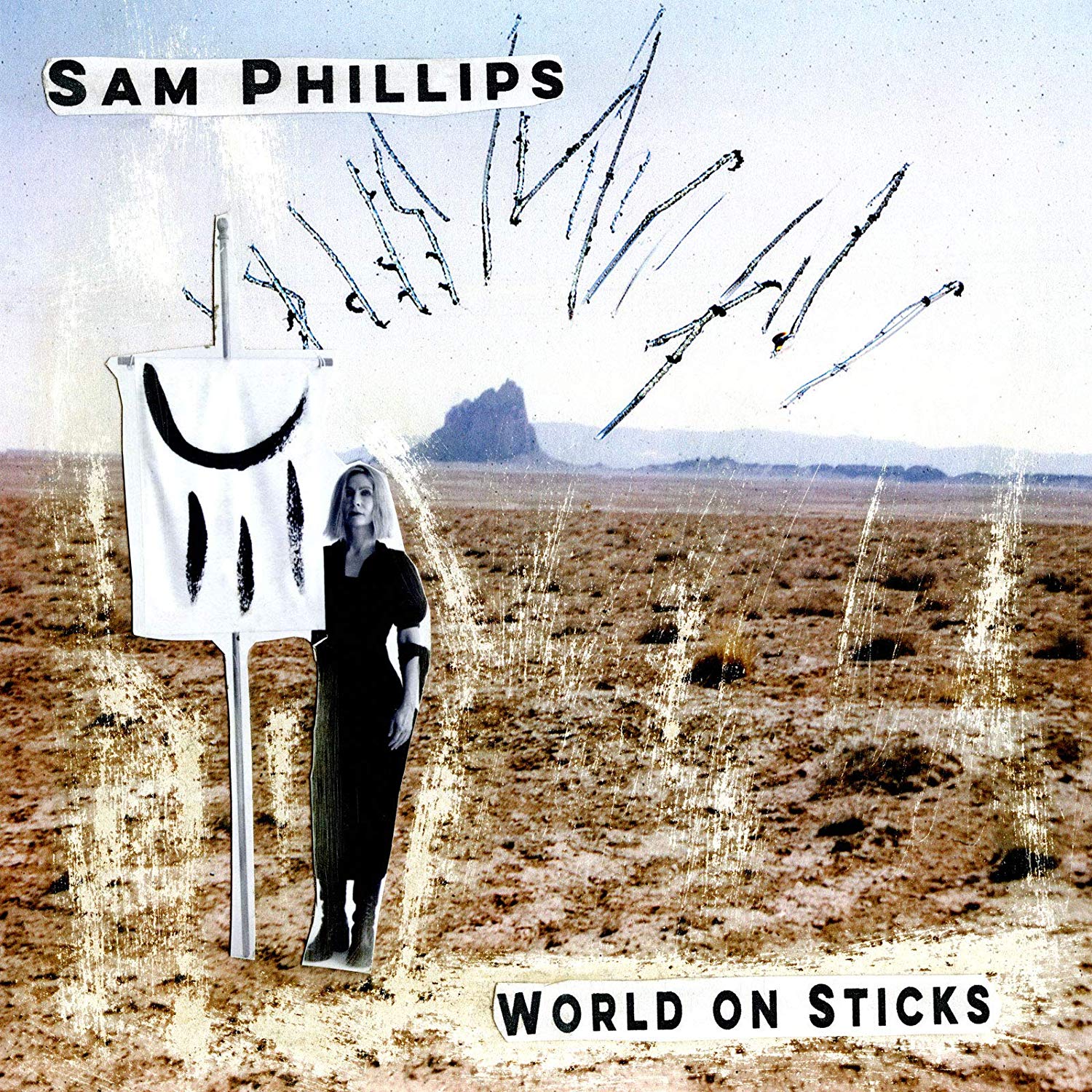 Sam Phillips - World On Sticks vinyl cover