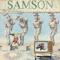 Samson - Shock Tactics Limited Crimson Loincloth Edition vinyl cover