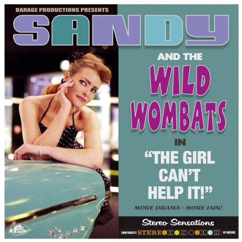 Sandy & The Wild Wombats - The Girl Can't He It vinyl cover