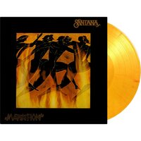Santana IV - Marathon (Yellow, Orange & Red Marble) vinyl cover