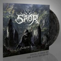 Saor - Amidst The Ruins (Crystal Clear & Black Marbled) vinyl cover