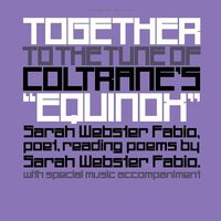Sarah Webster Fabio - Together To The Tune Of Coltrane's Equinox vinyl cover