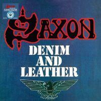 Saxon - Denim And Leather vinyl cover