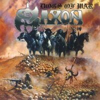 Saxon - Dogs Of War (Gold) vinyl cover