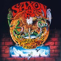 Saxon - Forever Free (Translucent Blue) vinyl cover